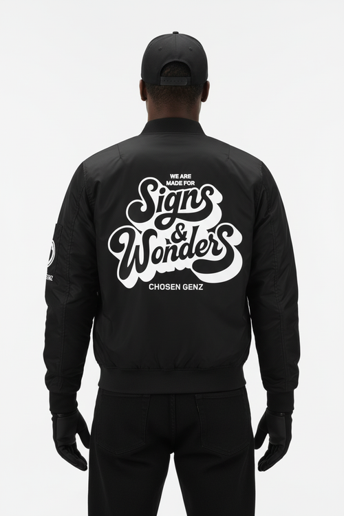 Chosen Genz Bomber Jacket - Close-Up Back View