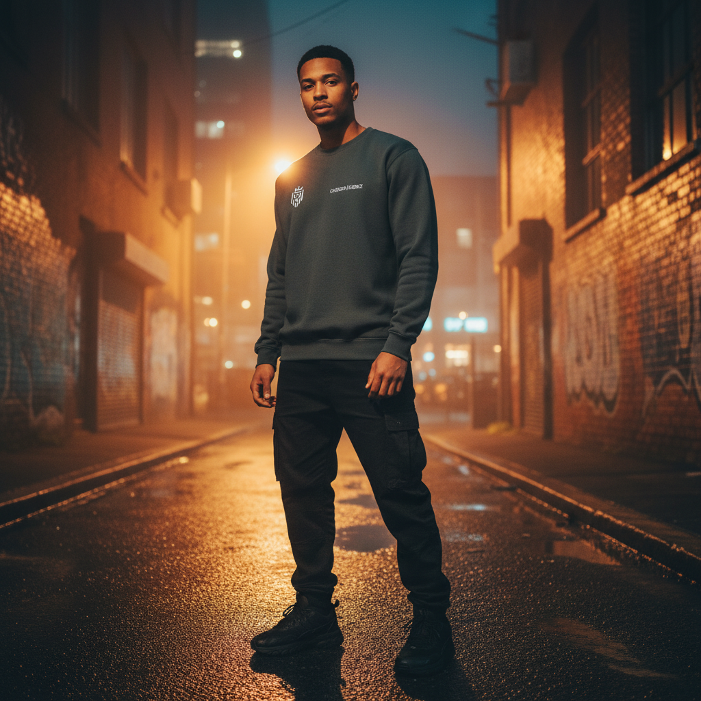 Gray Signs & Wonders Sweatshirt - Night Alley Front