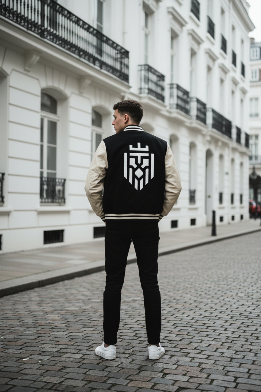 Varsity Jacket - Urban Street Back