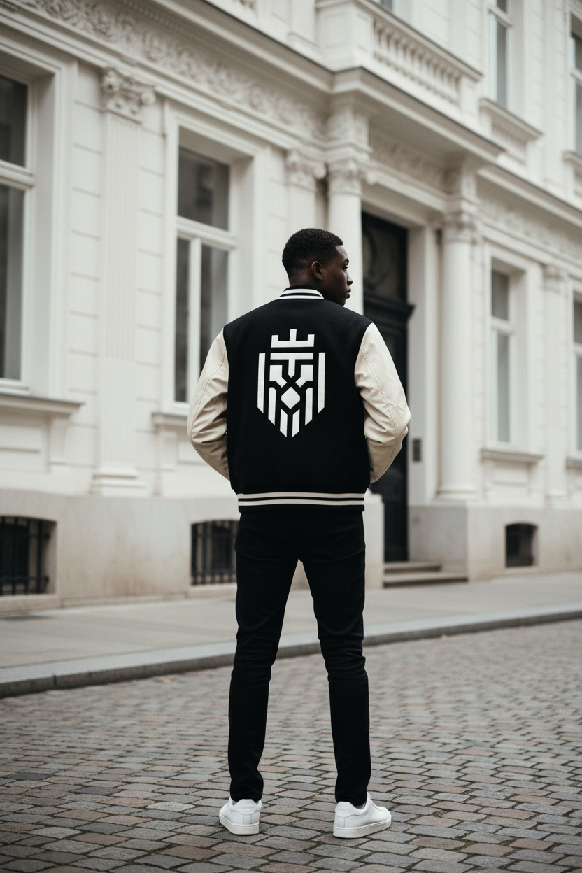 Varsity Jacket - Urban Street Back